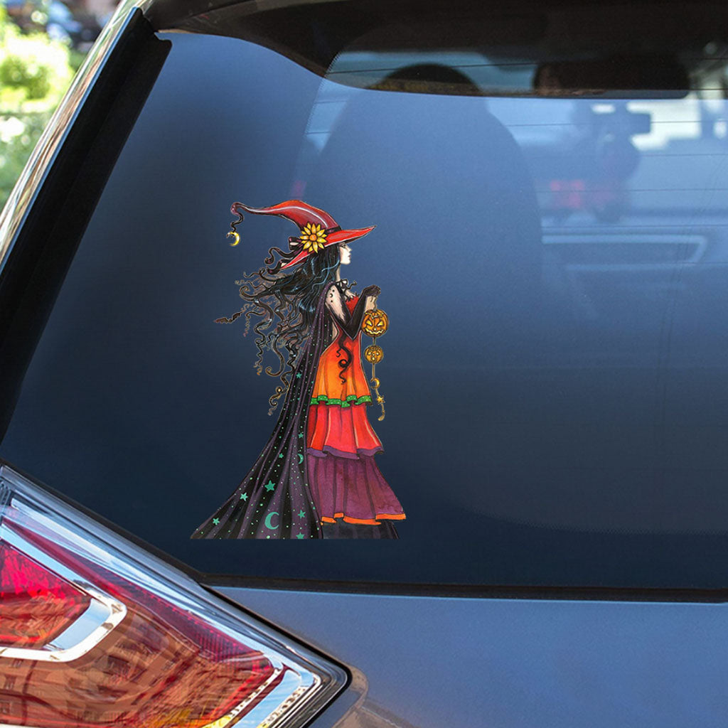 Beautiful Witch Halloween Decal Full 082021