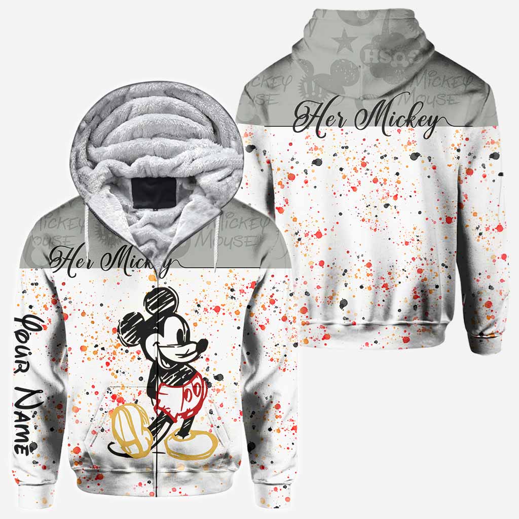 Magical Couple - Personalized Couple Mouse Hoodies