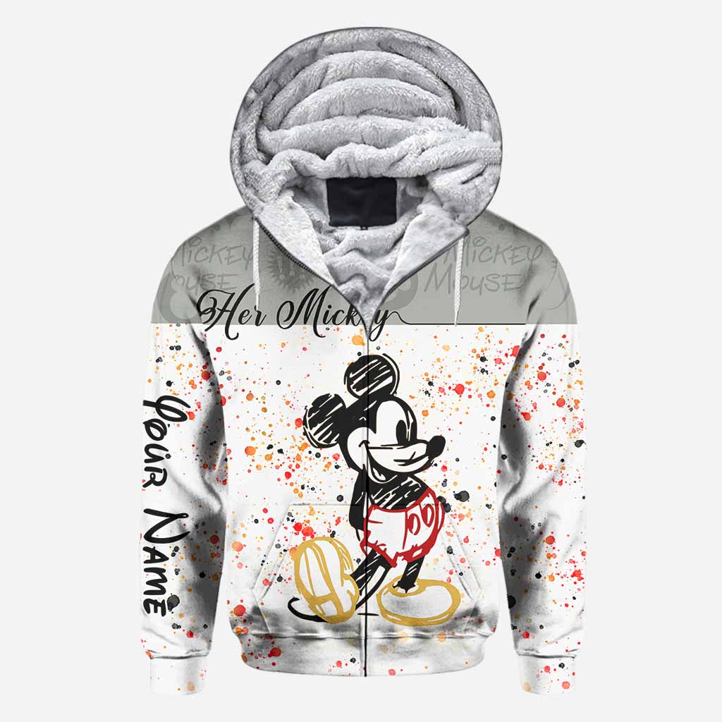 Magical Couple - Personalized Couple Mouse Hoodies