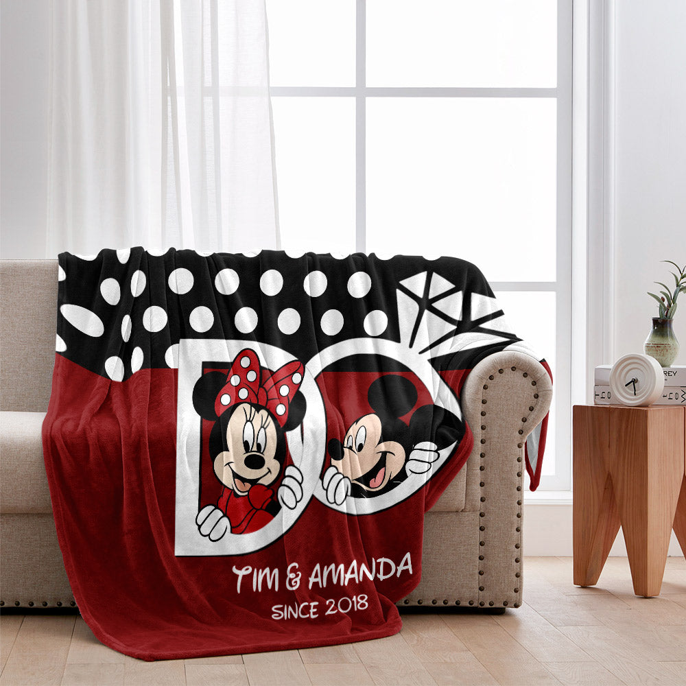 We Still Do - Personalized Couple Mouse Blanket