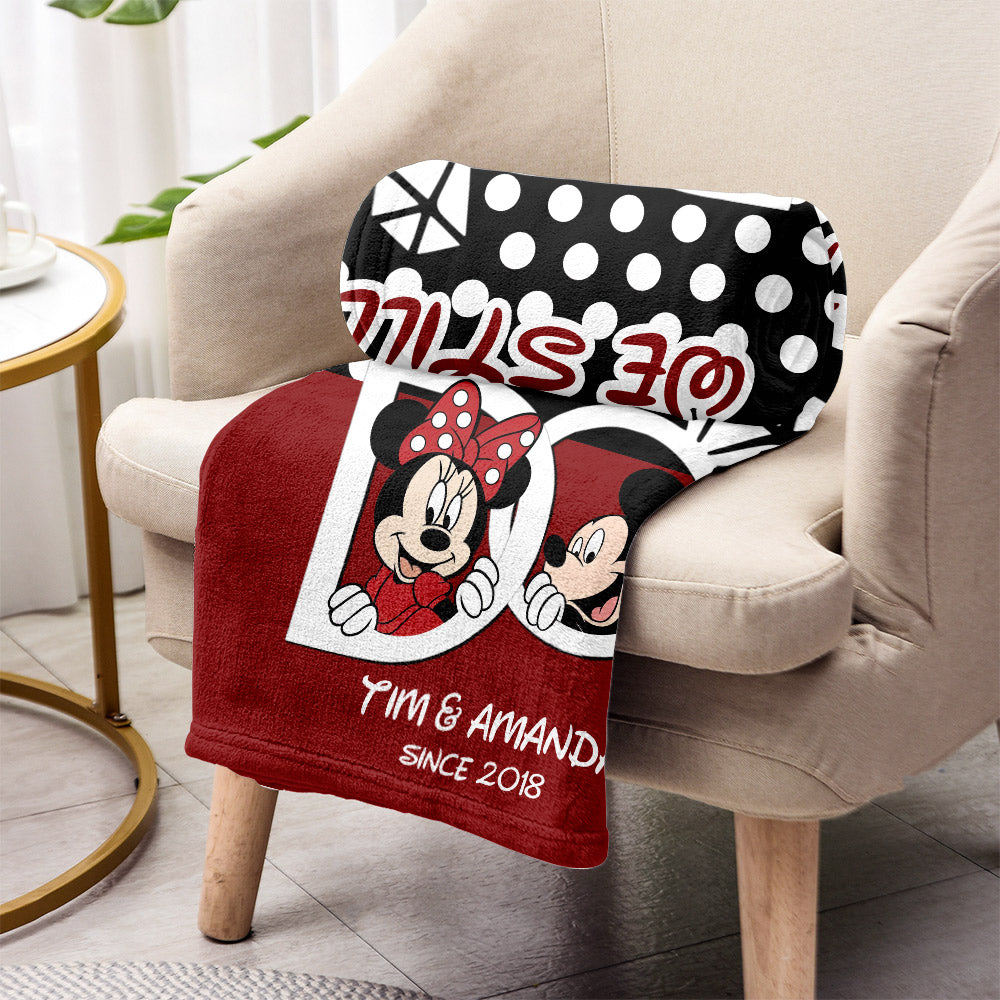 We Still Do - Personalized Couple Mouse Blanket