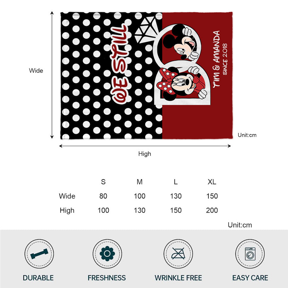 We Still Do - Personalized Couple Mouse Blanket