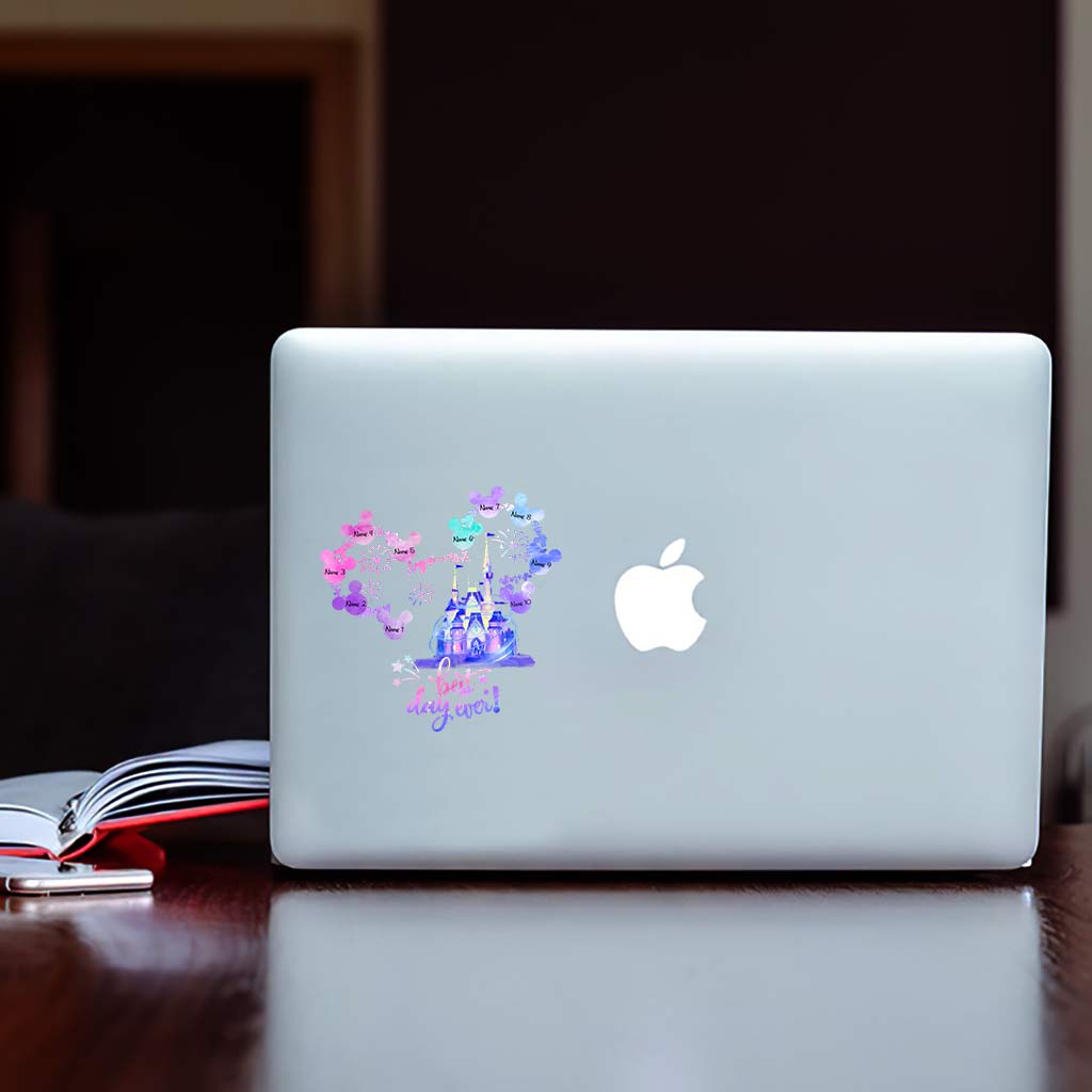Best Day Ever - Personalized Mouse Decal Full