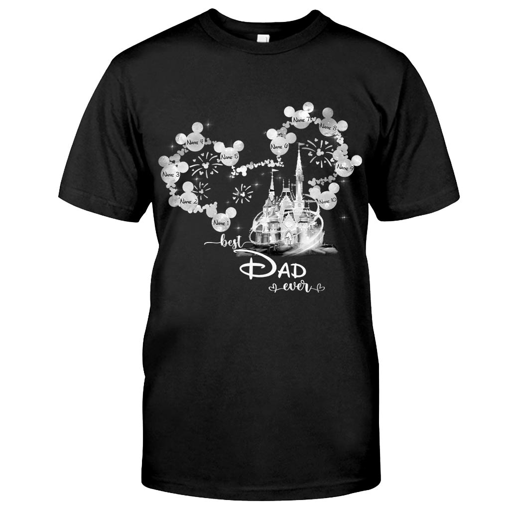 Best Dad Ever - Personalized Mother's Day Mouse T-shirt and Hoodie