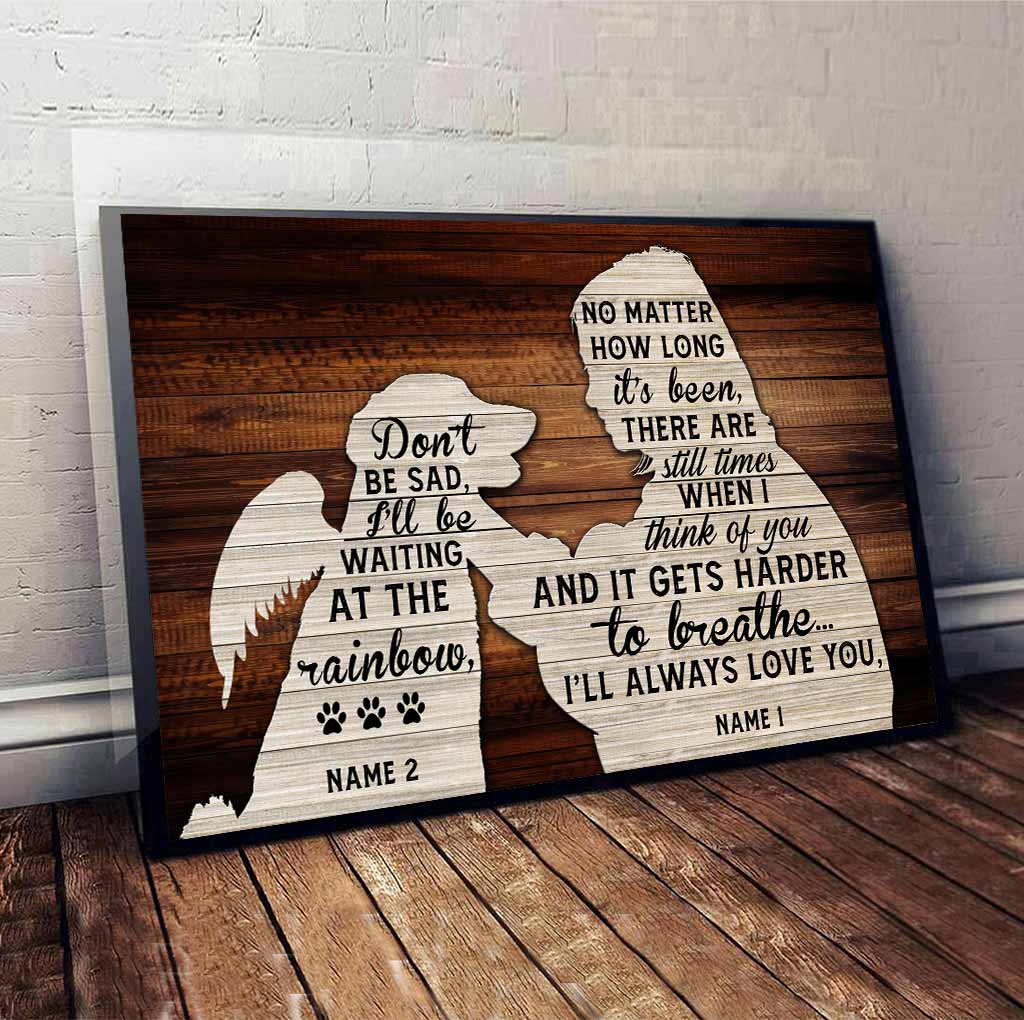 I Miss You - Personalized Dog Poster