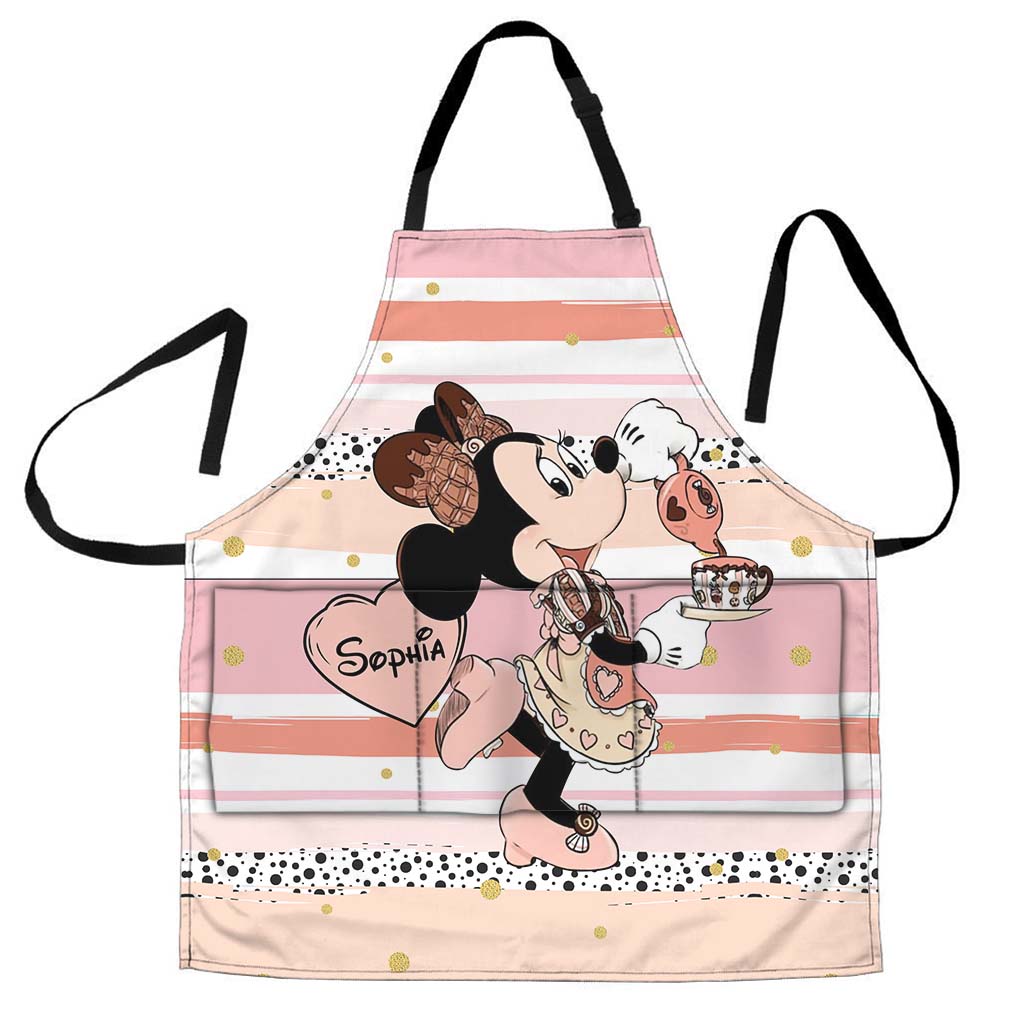 Just A Girl - Personalized Mouse Apron