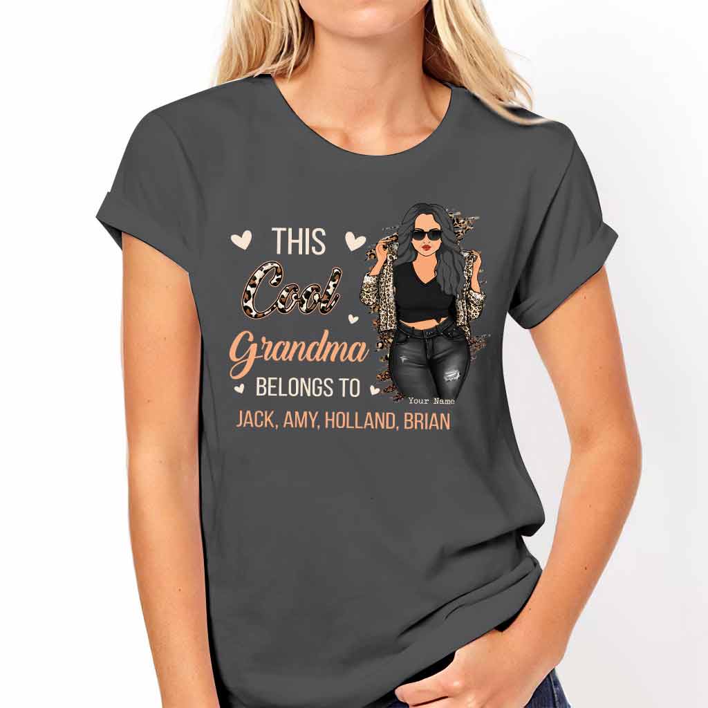 This Cool Grandma Belongs To - Personalized Grandma T-shirt and Hoodie