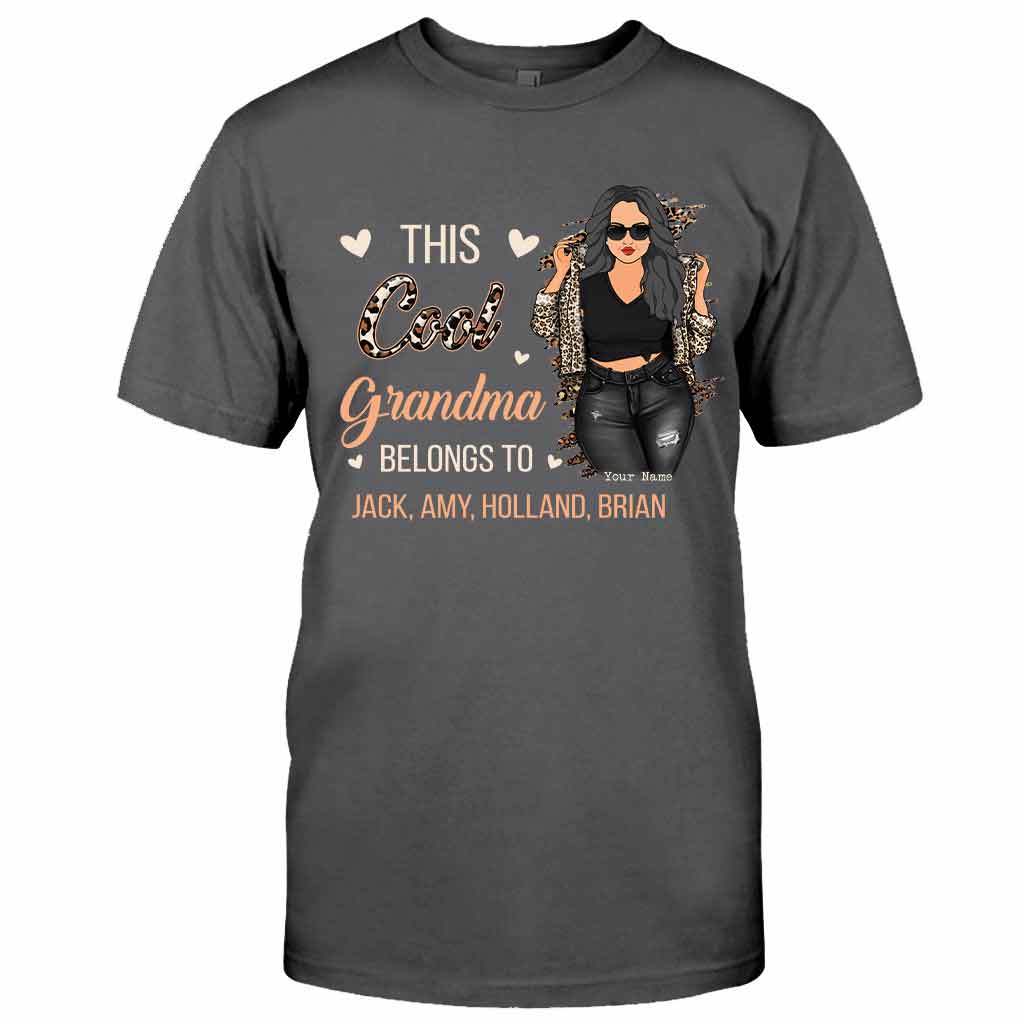 This Cool Grandma Belongs To - Personalized Grandma T-shirt and Hoodie