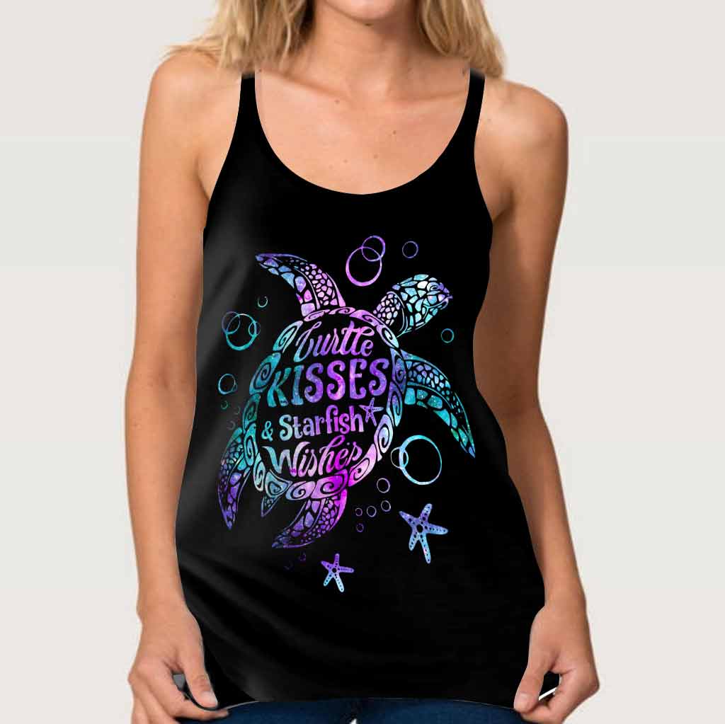 Salty Lil Beach - Turtle Cross Tank Top