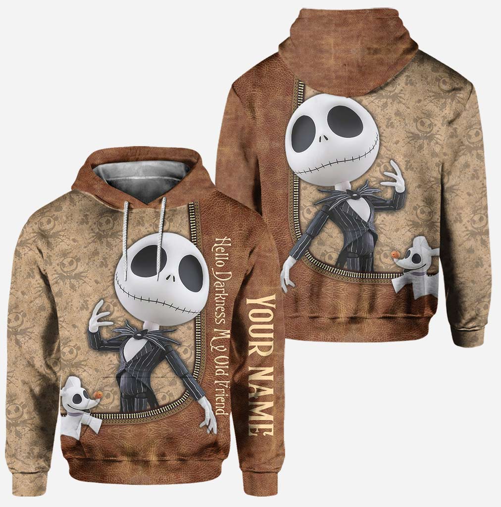 Hello Darkness My Old Friend - Personalized Nightmare Hoodie and Leggings