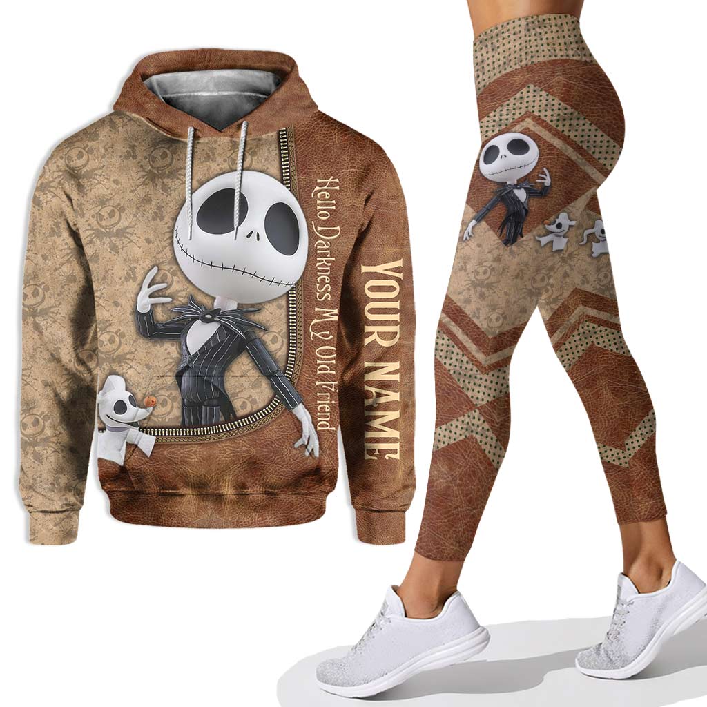 Hello Darkness My Old Friend - Personalized Nightmare Hoodie and Leggings