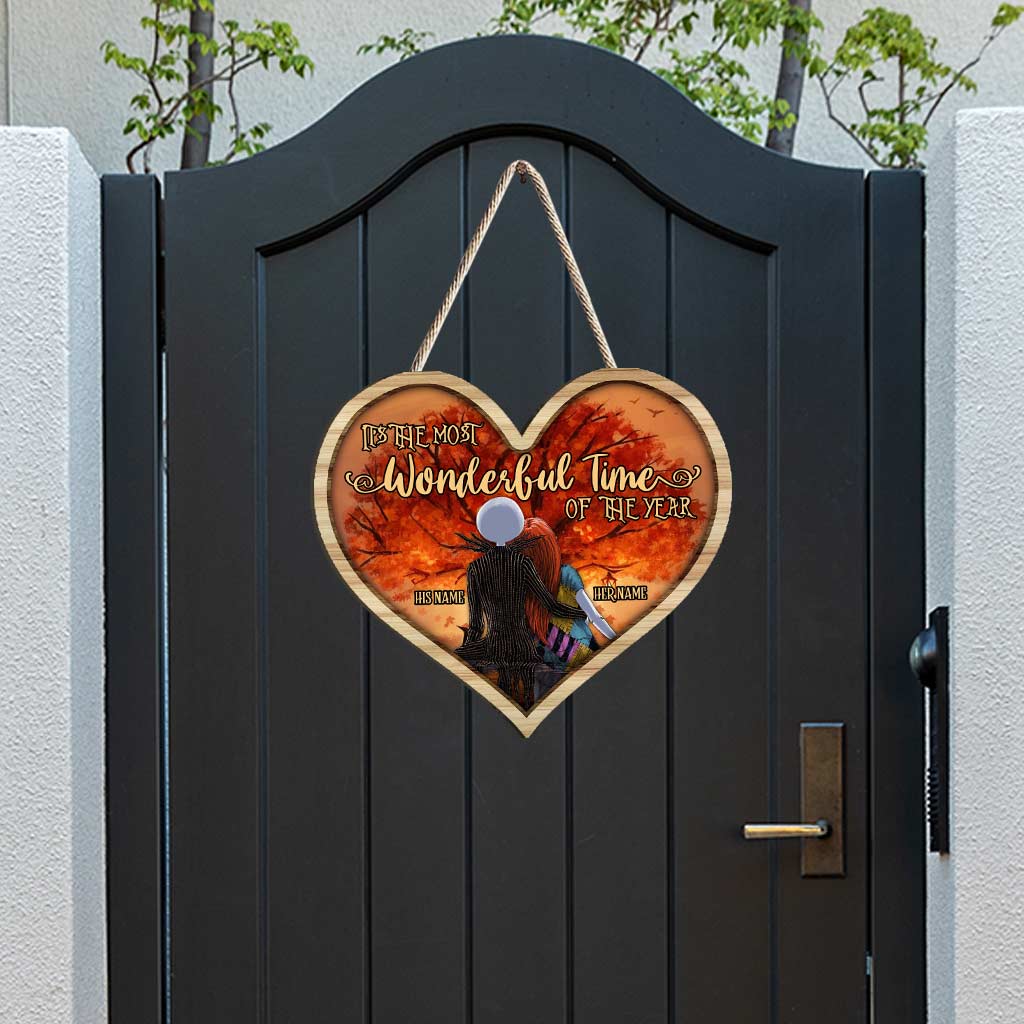 It's The Most Wonderful - Personalized Fall Nightmare Wood Sign
