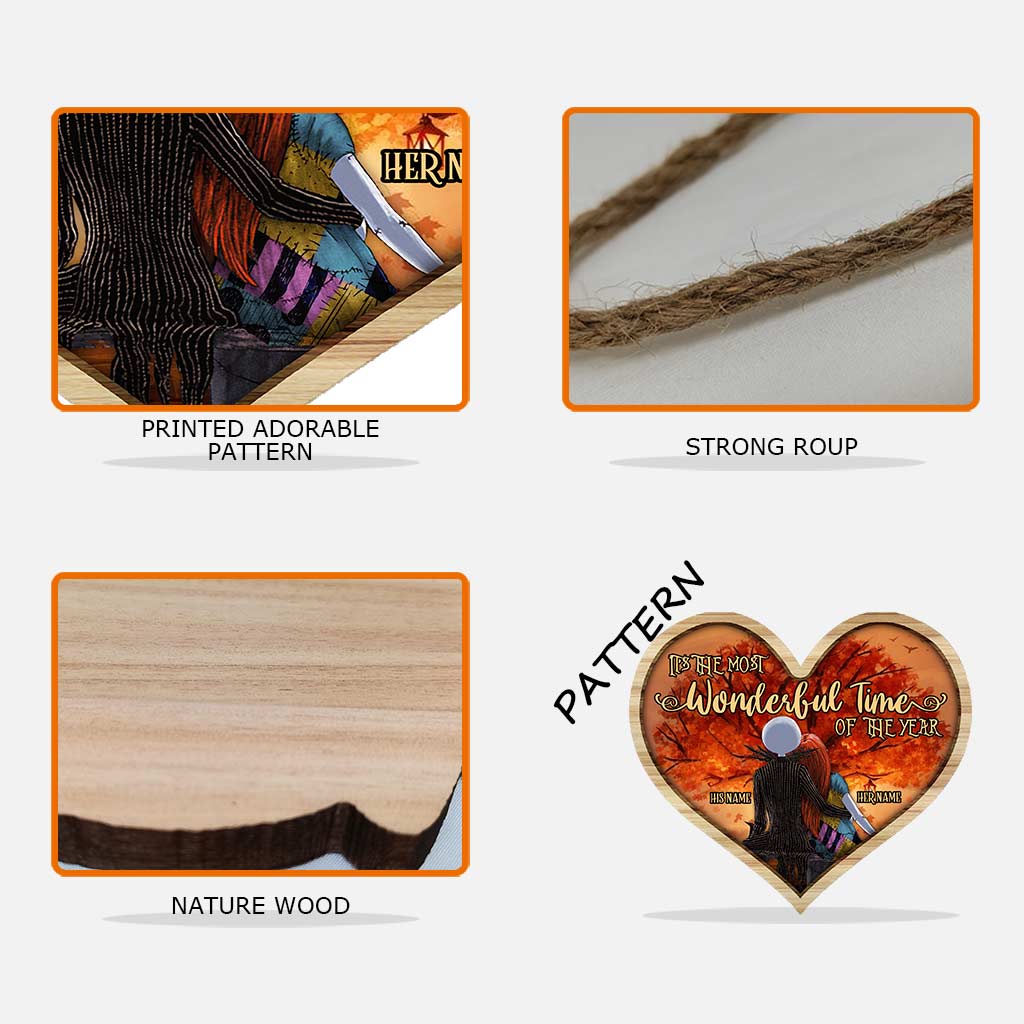 It's The Most Wonderful - Personalized Fall Nightmare Wood Sign
