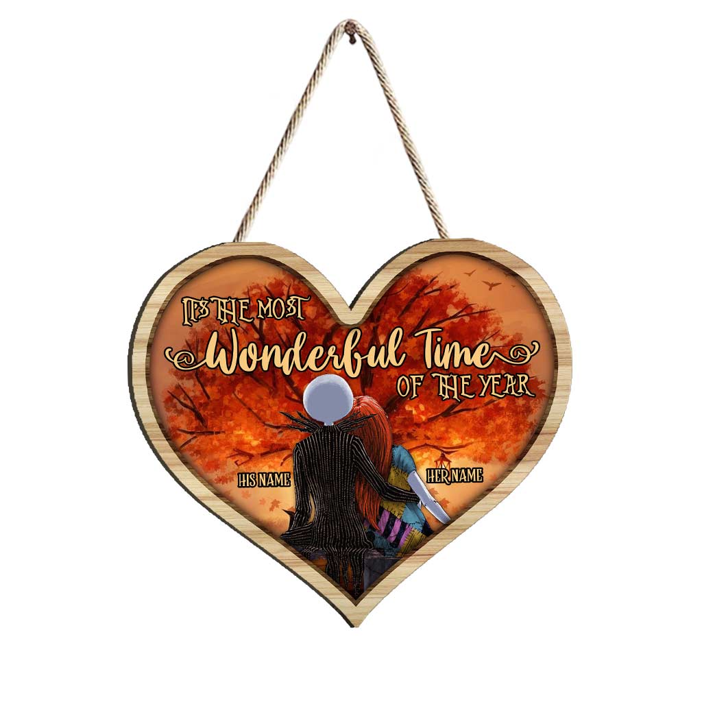 It's The Most Wonderful - Personalized Fall Nightmare Wood Sign