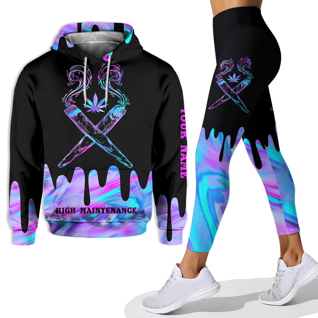 High Maintenance - Personalized Weed Hoodie And Leggings