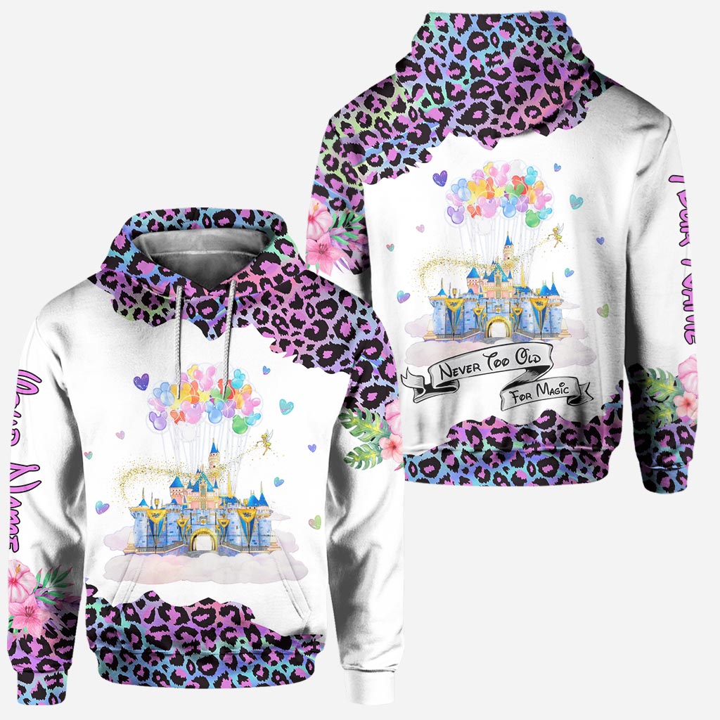 Never Too Old For Magic - Personalized Mouse Hoodie and Leggings