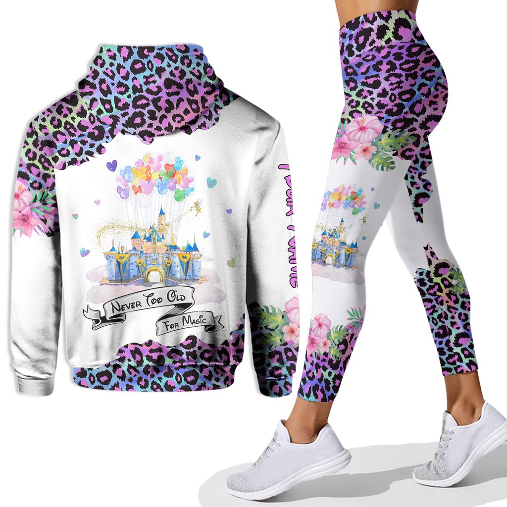 Never Too Old For Magic - Personalized Mouse Hoodie and Leggings