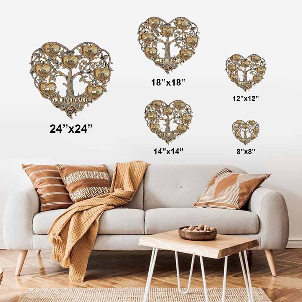 Family - Personalized Cut Metal Sign