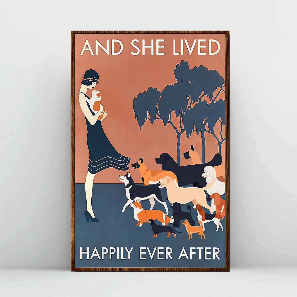 Happily Ever - Dog Poster 0621