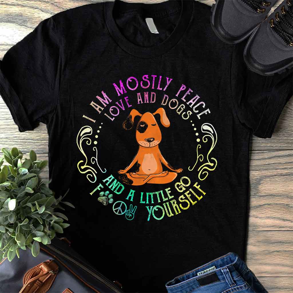 Mostly In Peace - Dog T-shirt And Hoodie 062021
