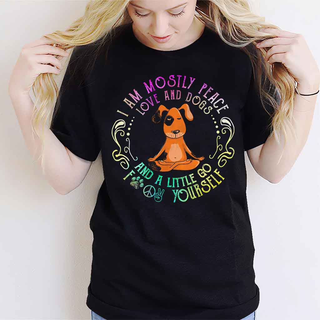Mostly In Peace - Dog T-shirt And Hoodie 062021
