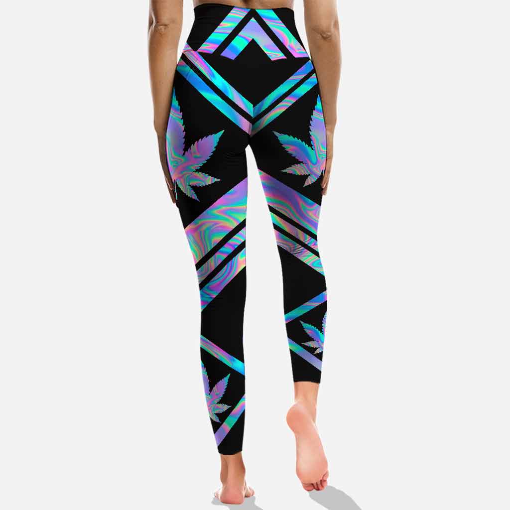 Dope Soul - Weed Hollow Tank Top and Leggings