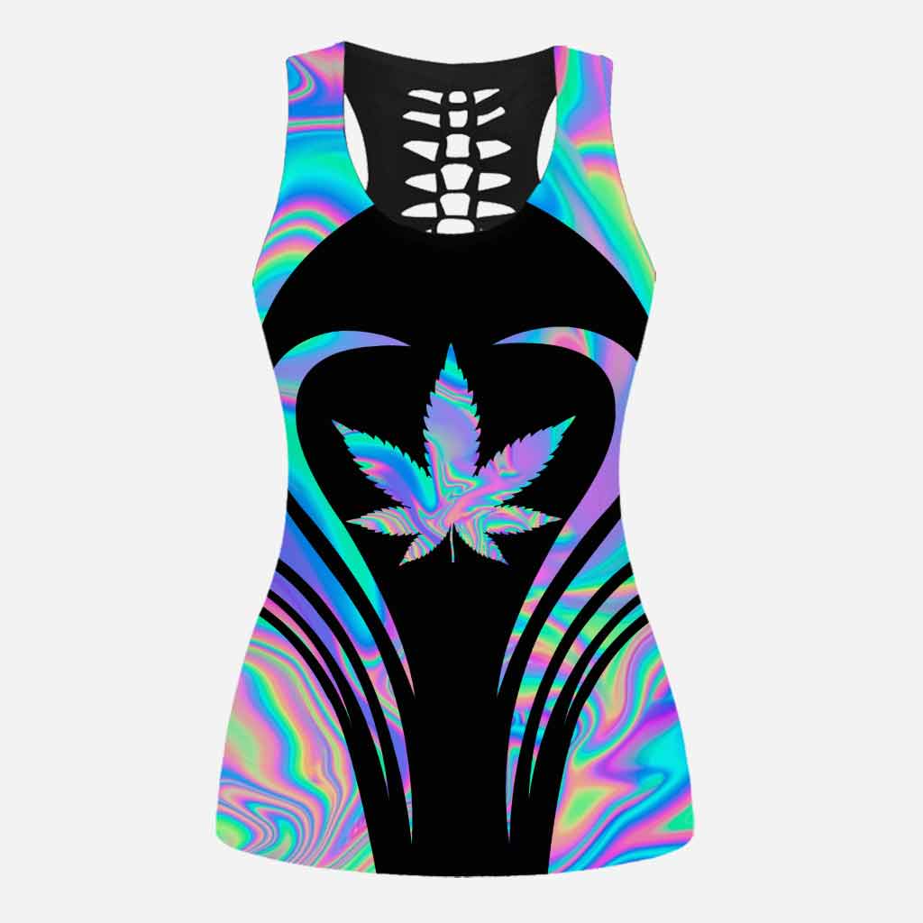 Dope Soul - Weed Hollow Tank Top and Leggings