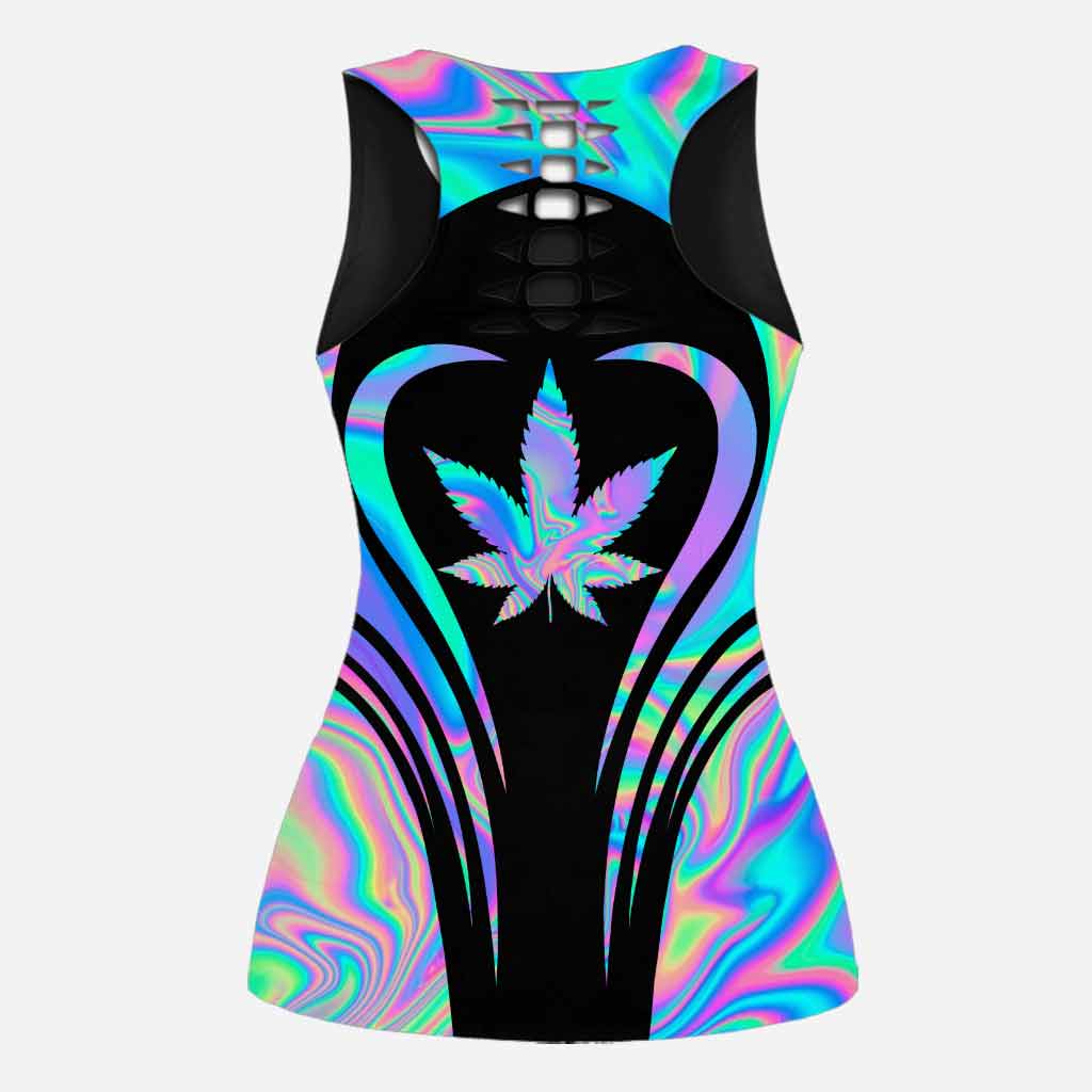 Dope Soul - Weed Hollow Tank Top and Leggings