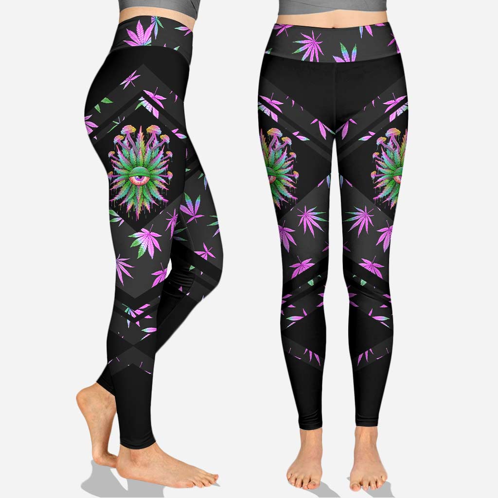 Smoke Now And Later - Weed Cross Tank Top and Leggings