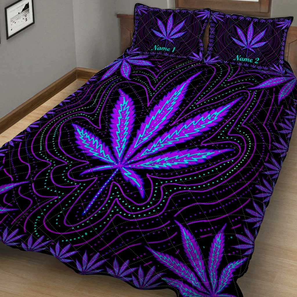 Dope Souls - Personalized Weed Quilt Set