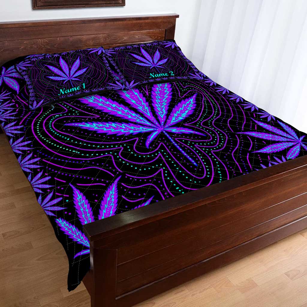 Dope Souls - Personalized Weed Quilt Set