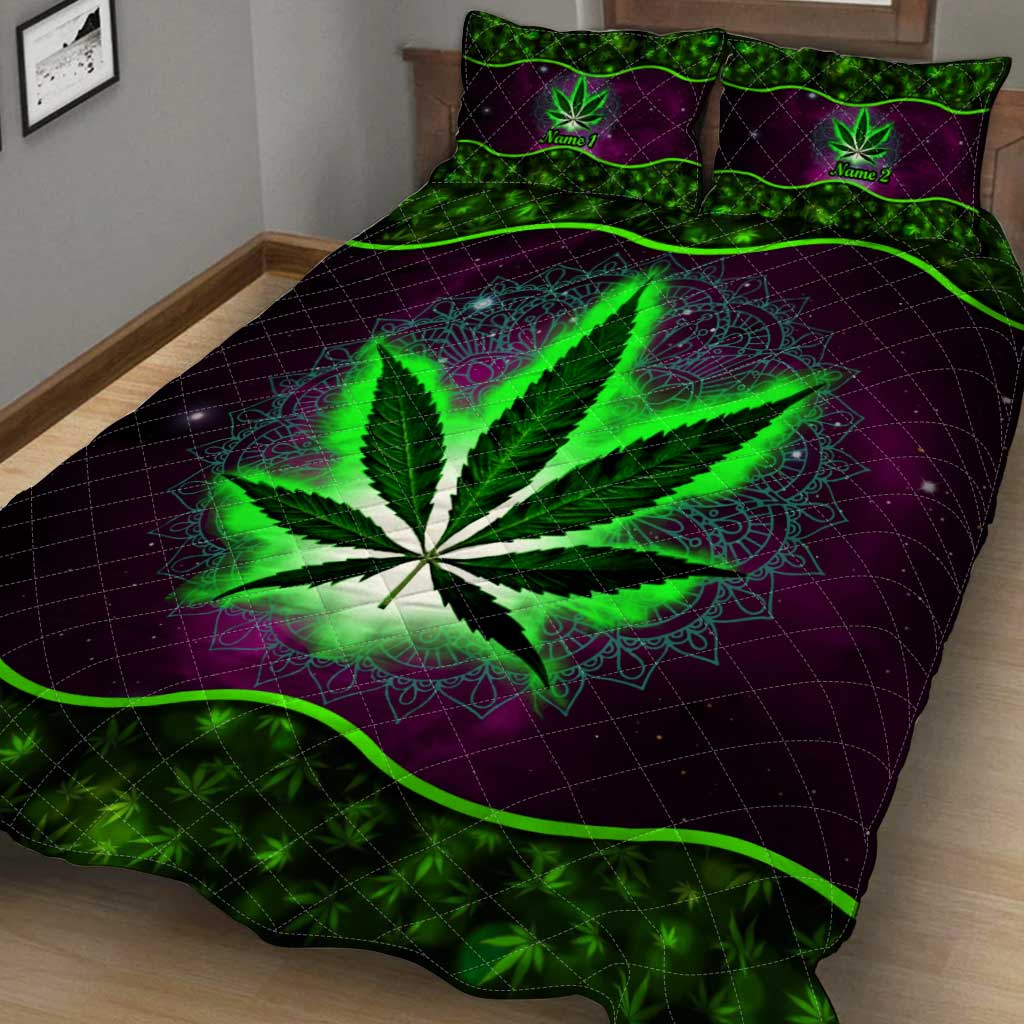 Dope Souls - Personalized Weed Quilt Set
