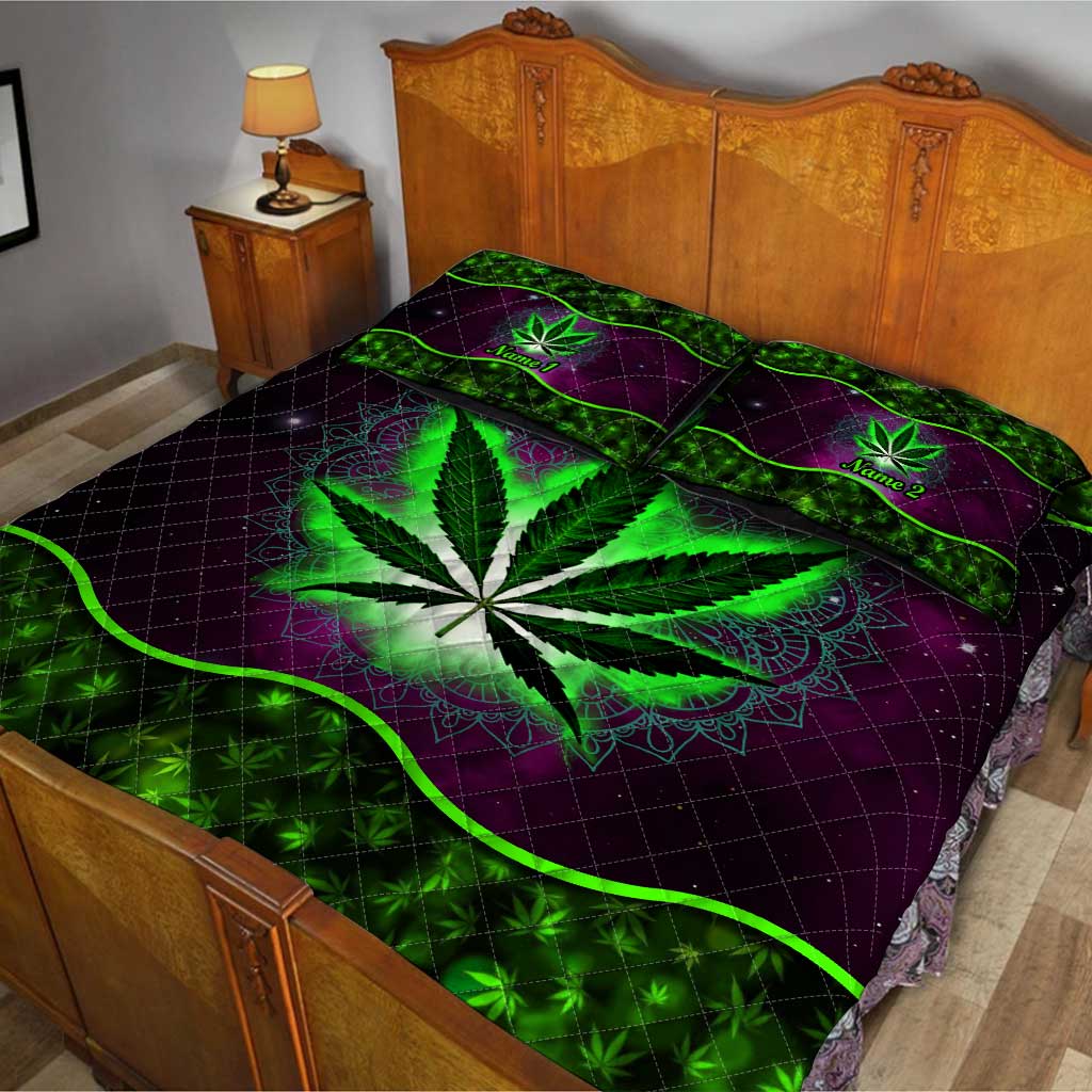 Dope Souls - Personalized Weed Quilt Set