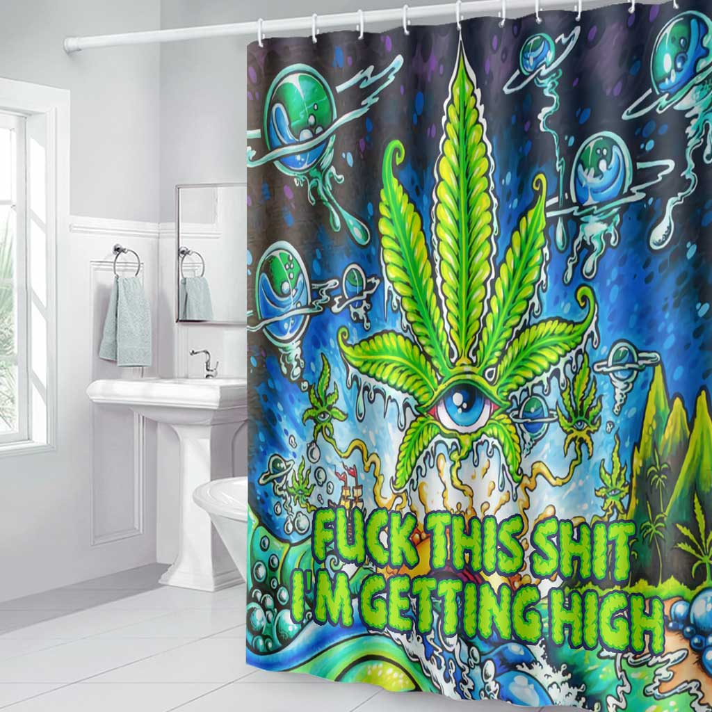 I'm Getting High - Weed Bathroom Curtain & Mats Set