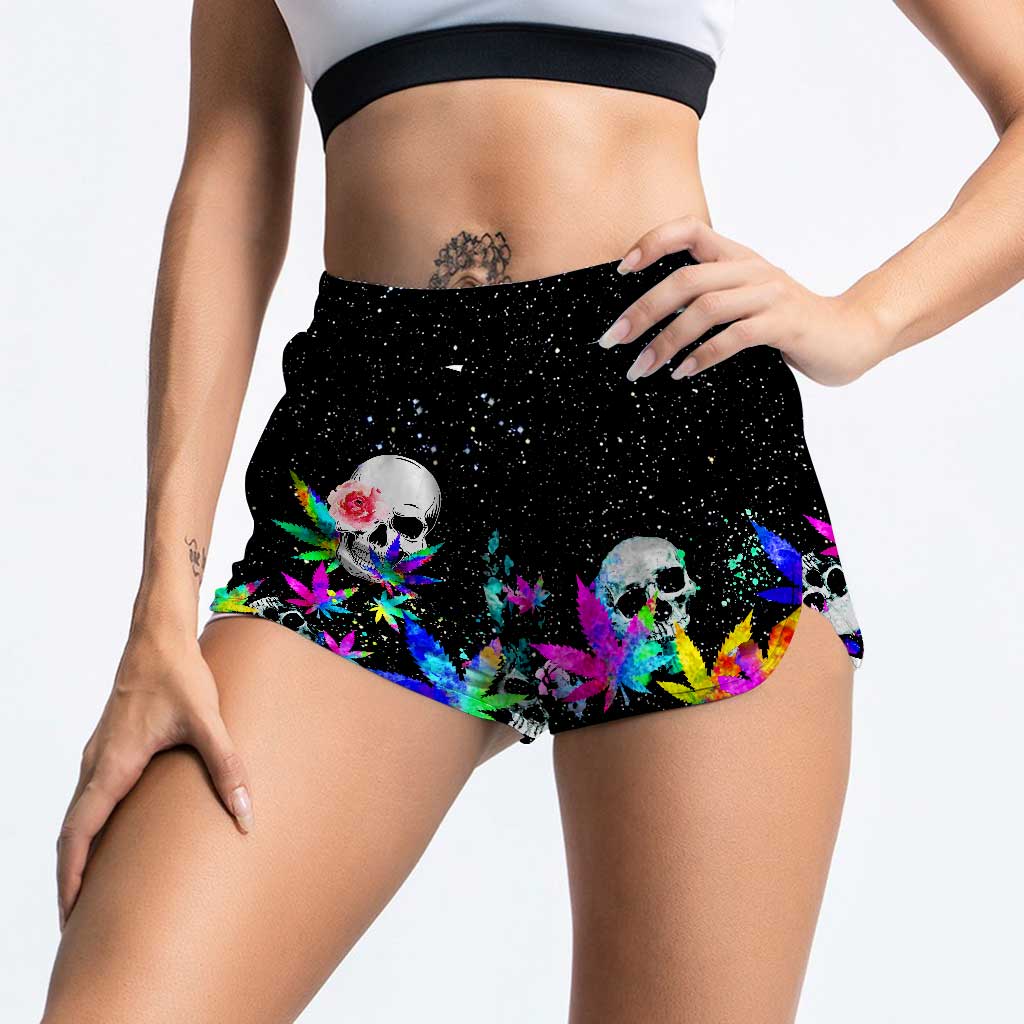 Dope Soul - Weed Hollow Tank Top and Women Shorts
