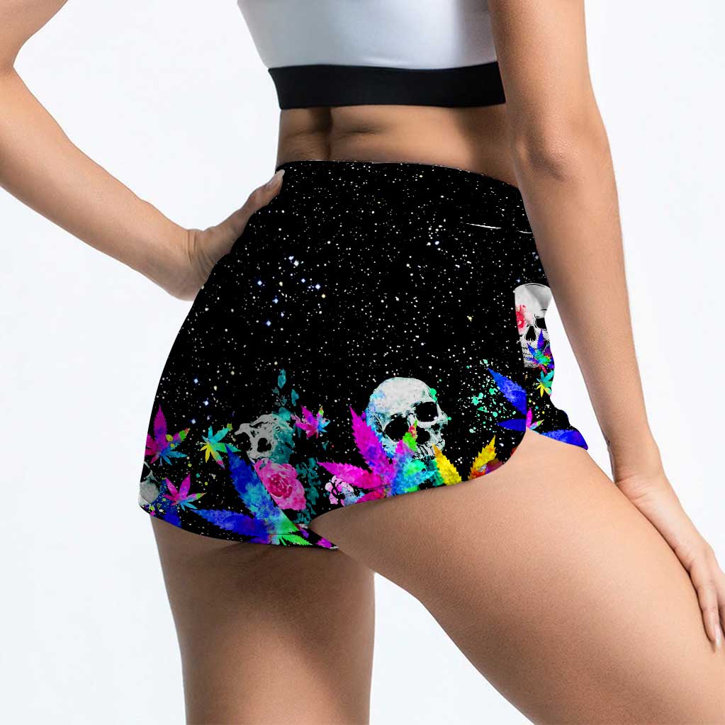 Dope Soul - Weed Hollow Tank Top and Women Shorts