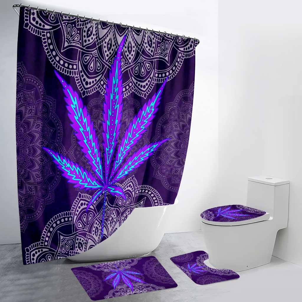 Dope Soul - Weed Bathroom Curtain & Mats Set