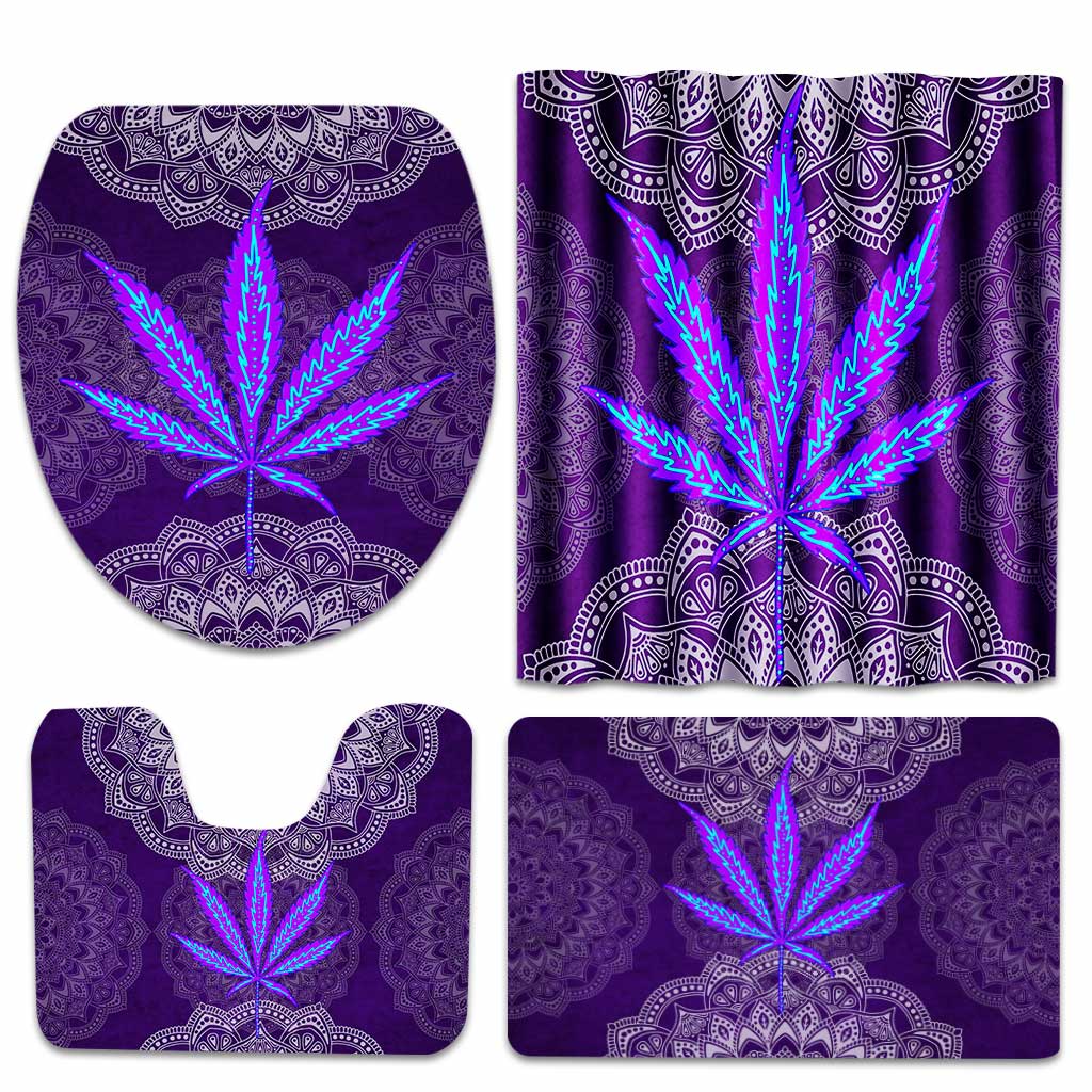 Dope Soul - Weed Bathroom Curtain & Mats Set