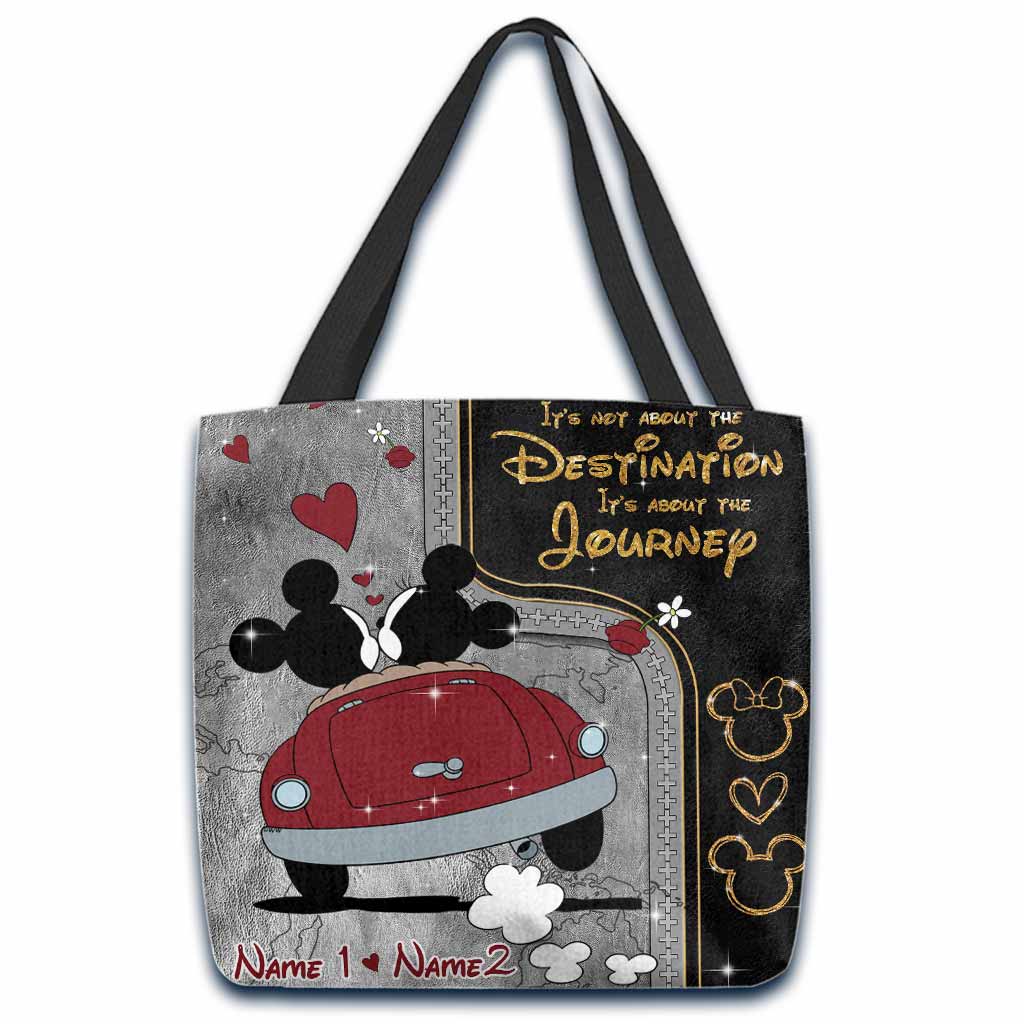 It's Note About The Destination - Personalized Mouse Tote Bag