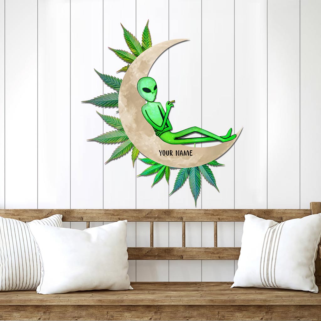 It's 420 Somewhere - Personalized Weed Cut Metal Sign