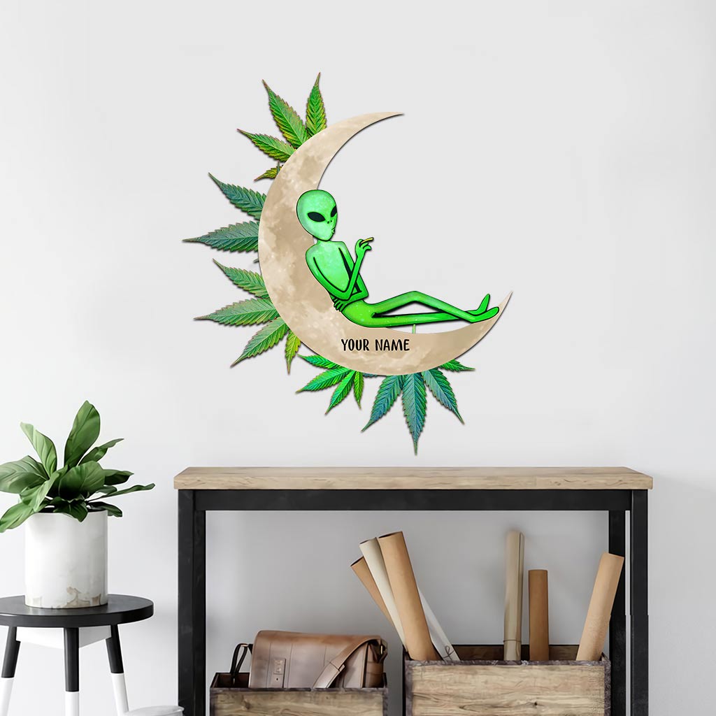 It's 420 Somewhere - Personalized Weed Cut Metal Sign
