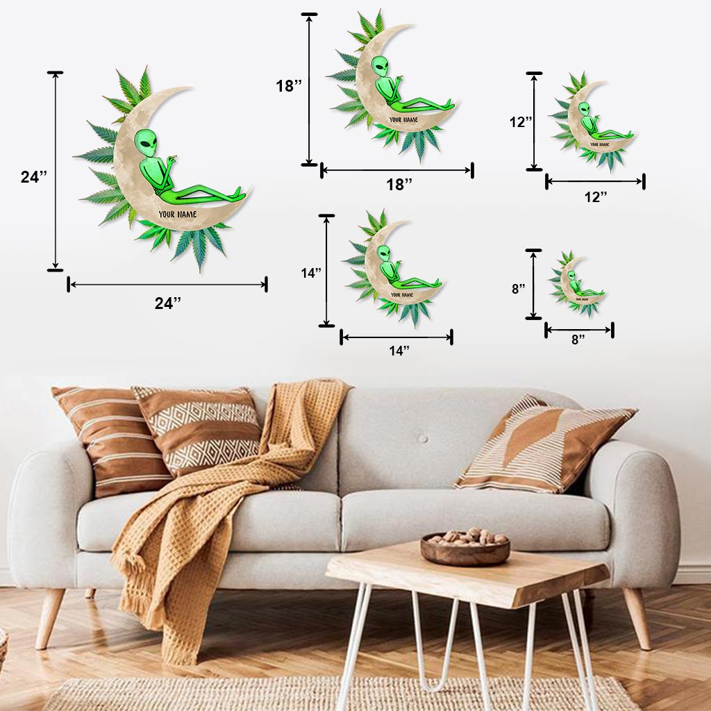 It's 420 Somewhere - Personalized Weed Cut Metal Sign