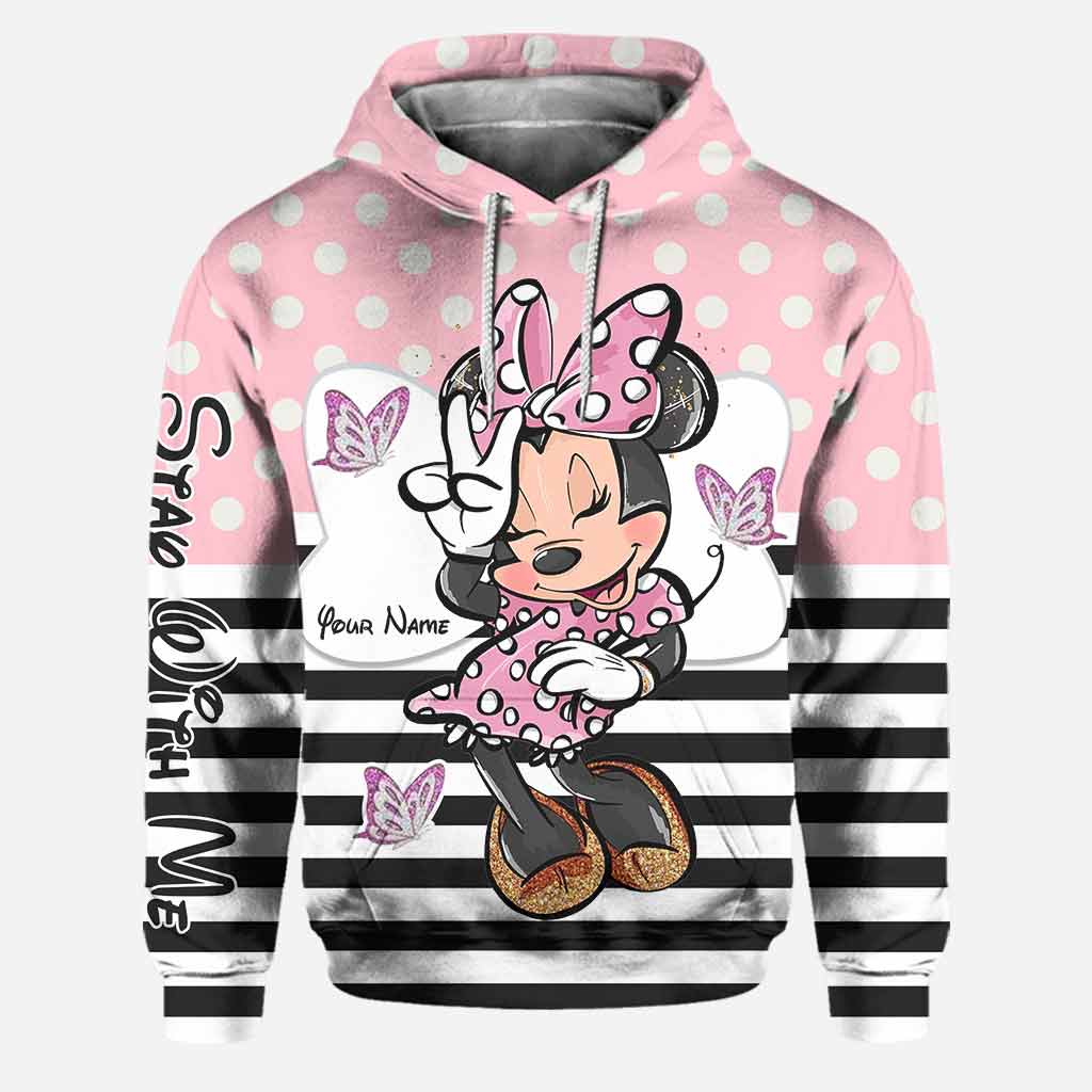 Stay With Me - Personalized Mouse Hoodie And Leggings