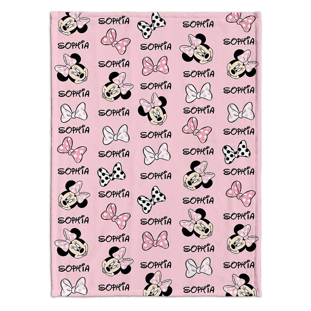Lovely Mouse Ears - Personalized Mouse Blanket