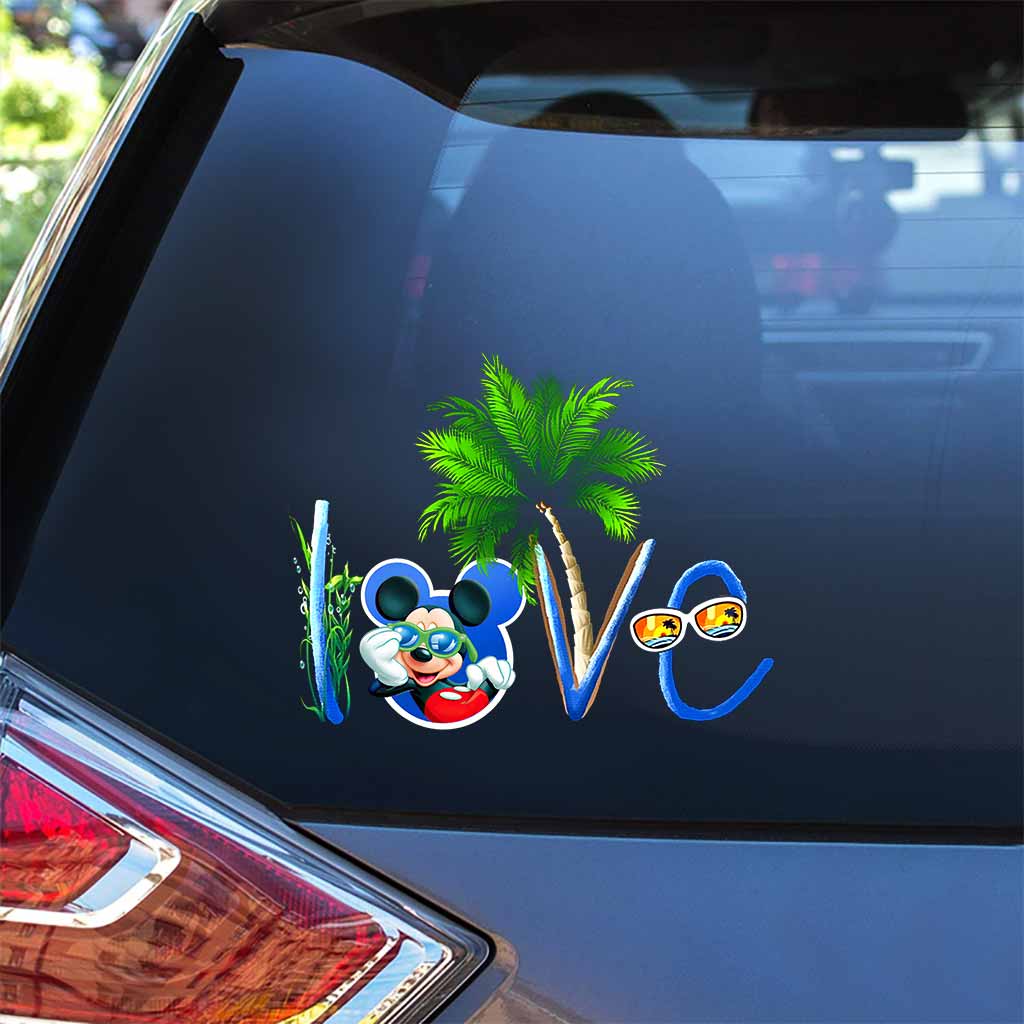 Love The Beach - Mouse Decal Full