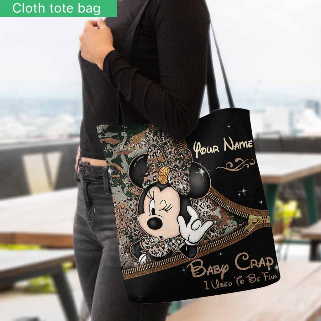 Baby Crap - Personalized Mother's Day Mouse Tote Bag