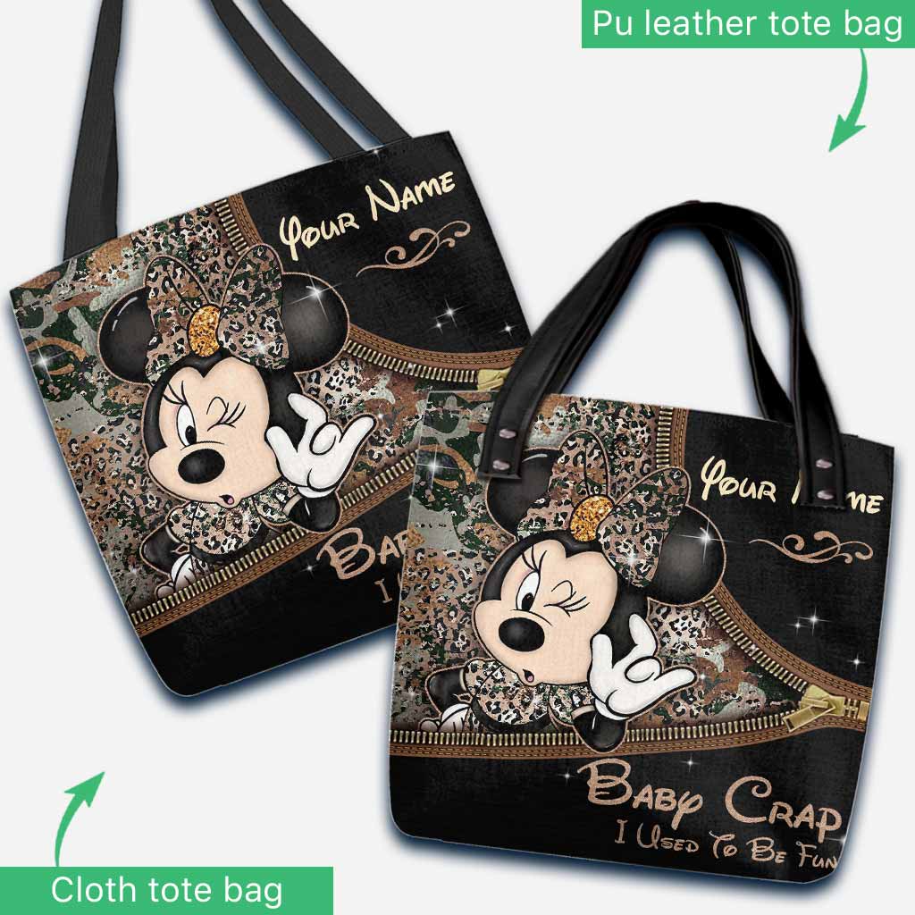 Baby Crap - Personalized Mother's Day Mouse Tote Bag