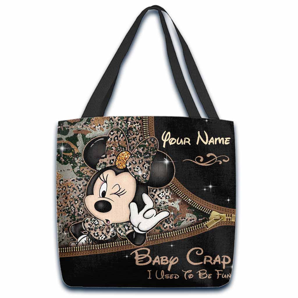 Baby Crap - Personalized Mother's Day Mouse Tote Bag