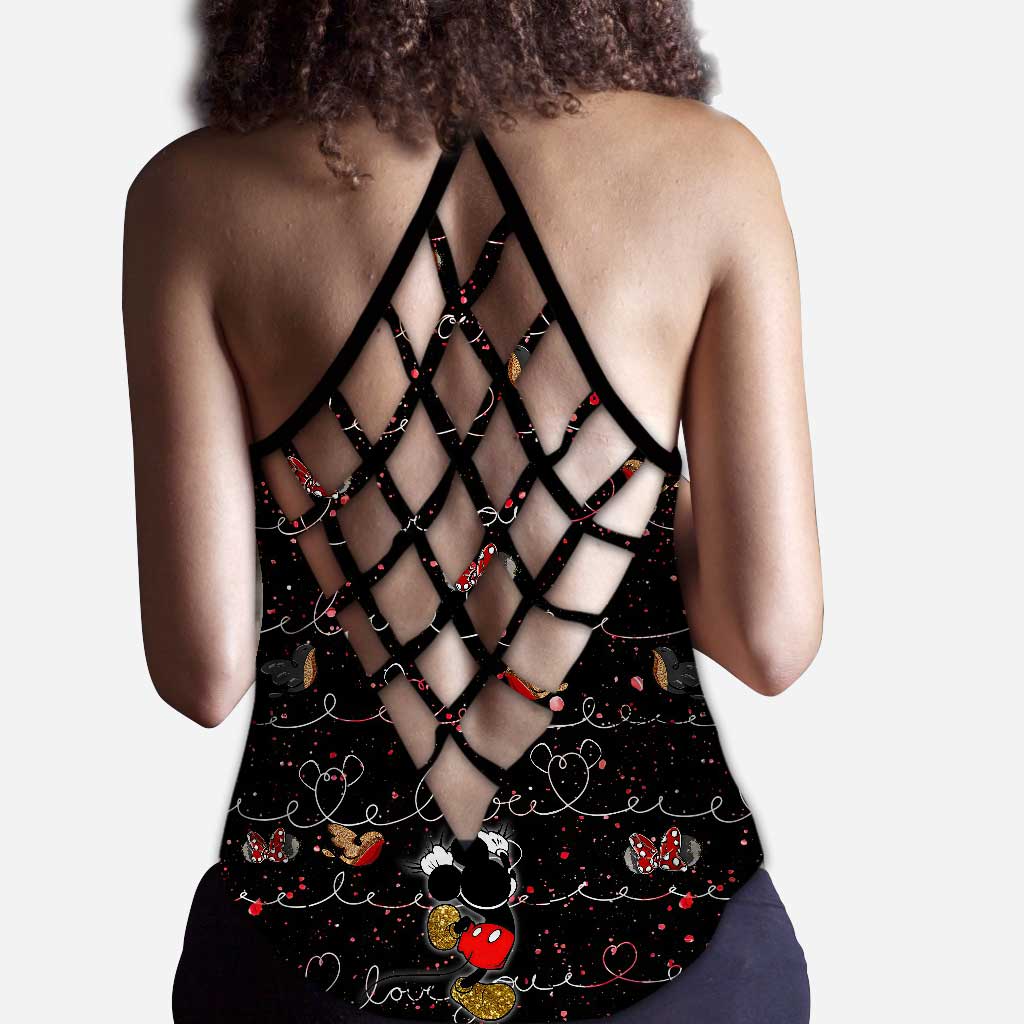 Cute Mouse Ears - Personalized Cross Tank Top
