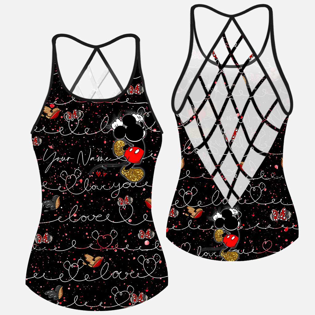 Cute Mouse Ears - Personalized Cross Tank Top